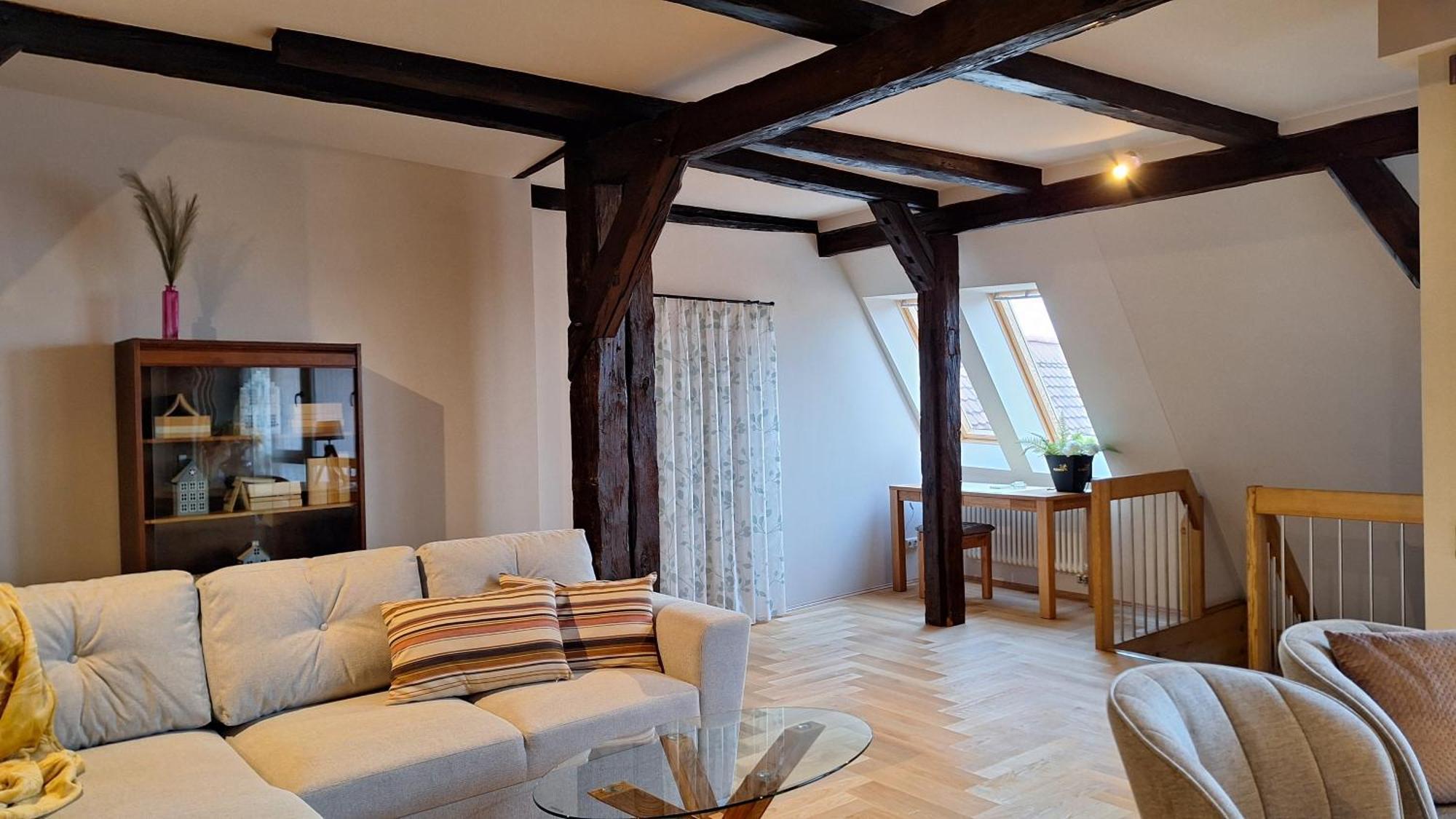 Stadtpalais Bellevue-Suite 3- Zimmer- Maisonettewohnung Mit Dachterrasse Maximal 4 Personen 바우트젠 외부 사진