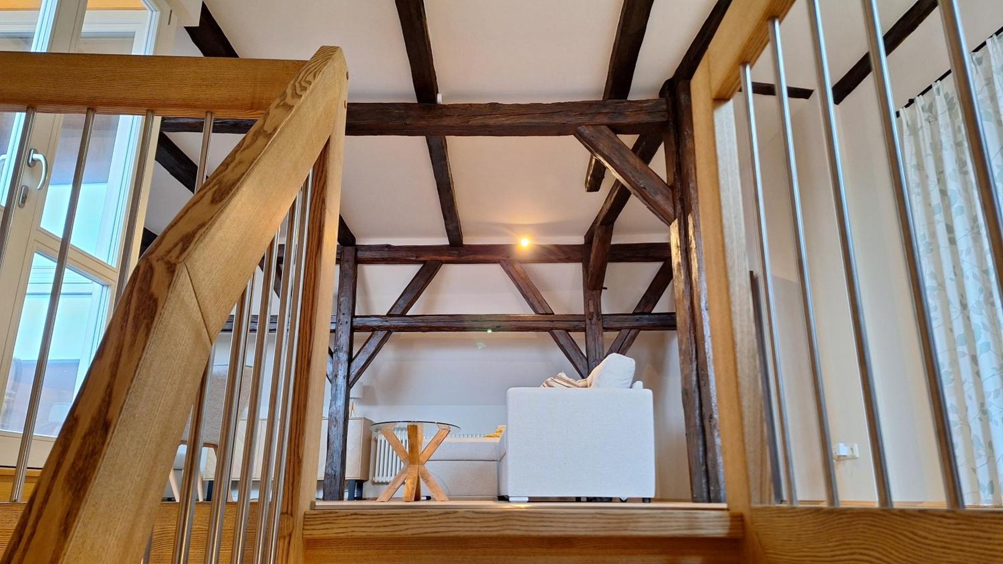 Stadtpalais Bellevue-Suite 3- Zimmer- Maisonettewohnung Mit Dachterrasse Maximal 4 Personen 바우트젠 외부 사진