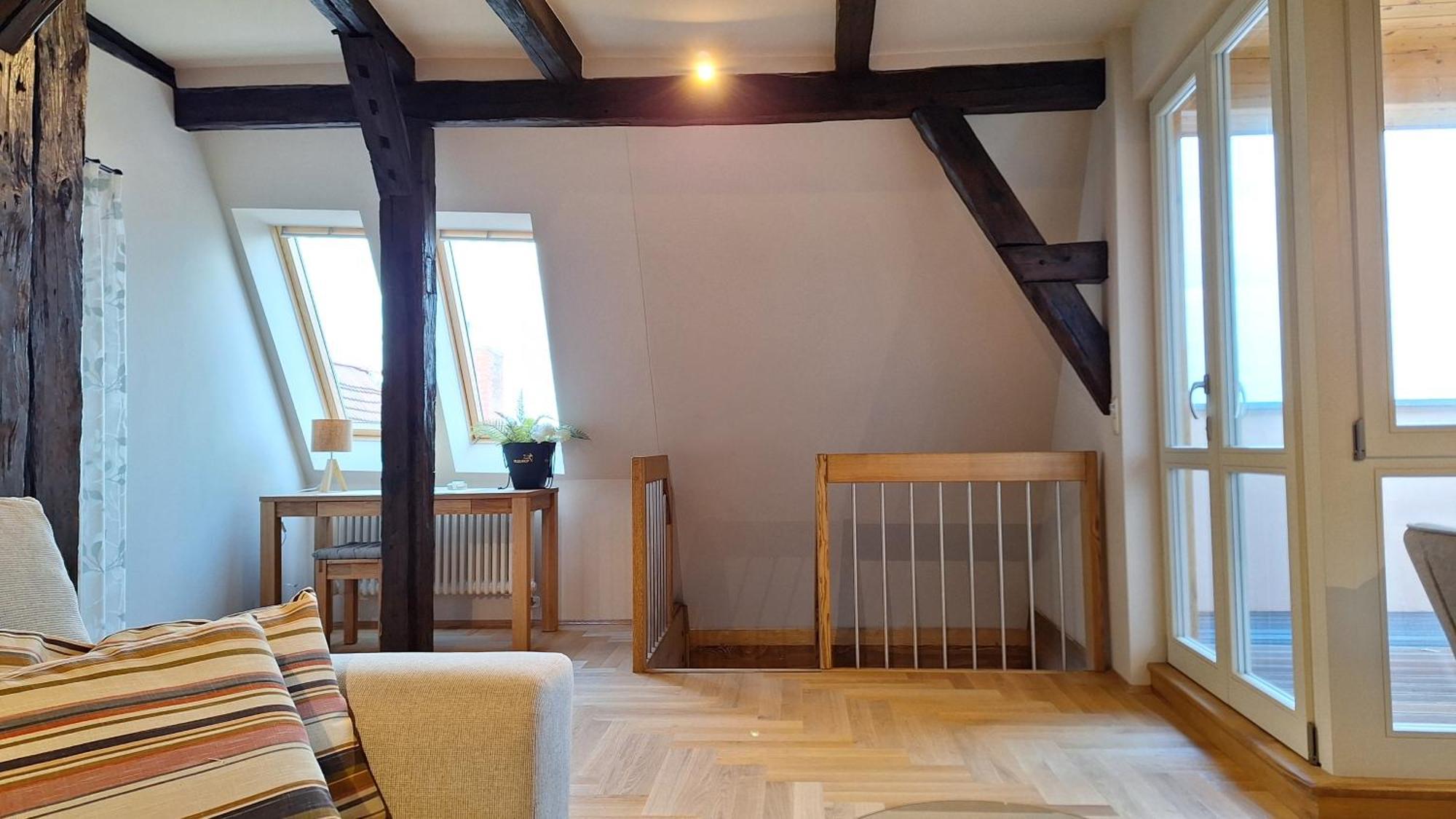 Stadtpalais Bellevue-Suite 3- Zimmer- Maisonettewohnung Mit Dachterrasse Maximal 4 Personen 바우트젠 외부 사진